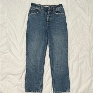 Zara women Straight Blue Jeans